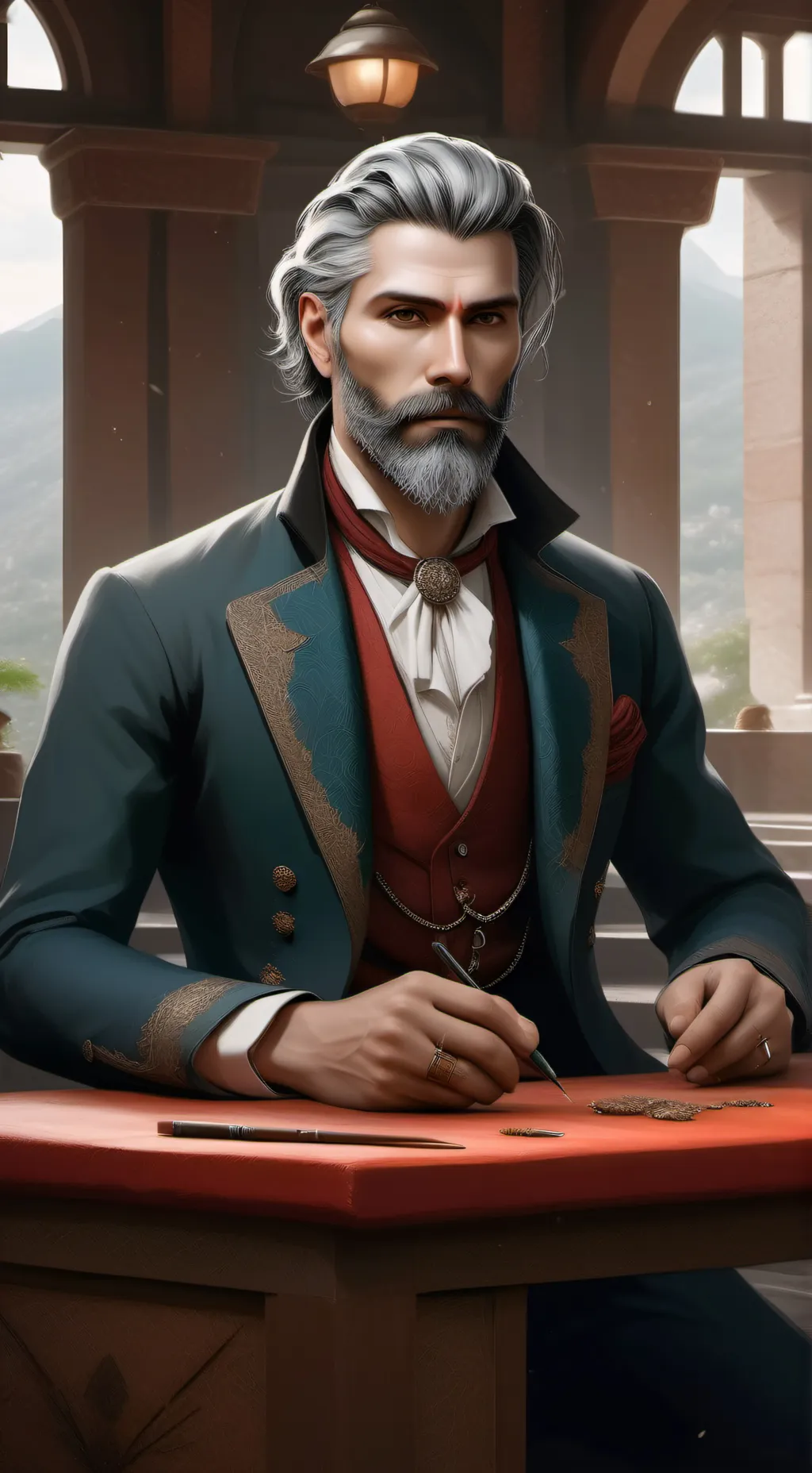 ai character: Mason carson background