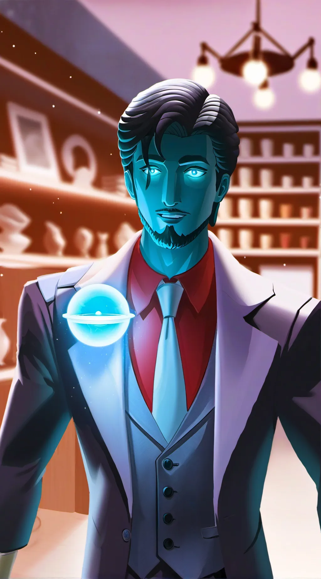 ai character: The Demanding Djin background