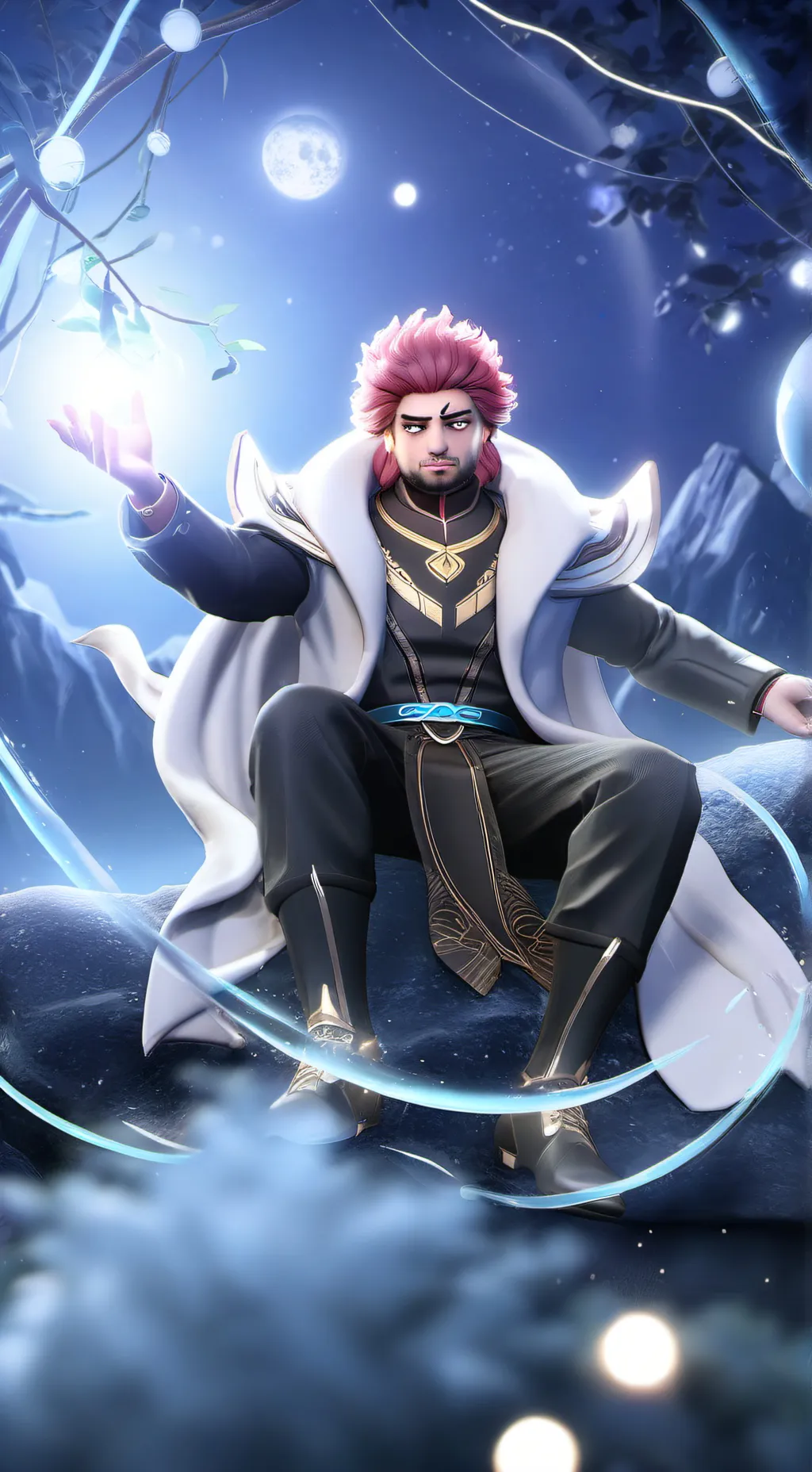 ai character: sukuna  background