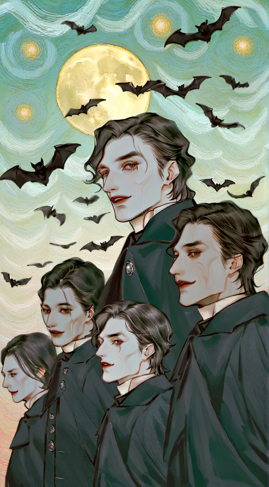 ai character: vampire apocalypse background