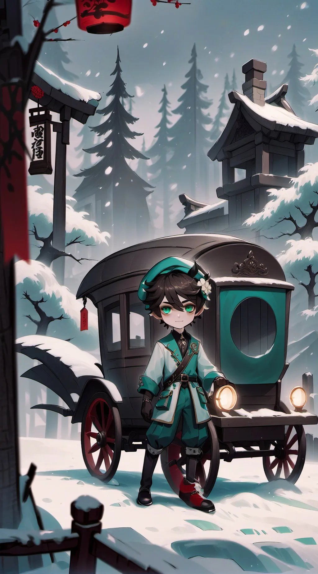 ai character: сынок background