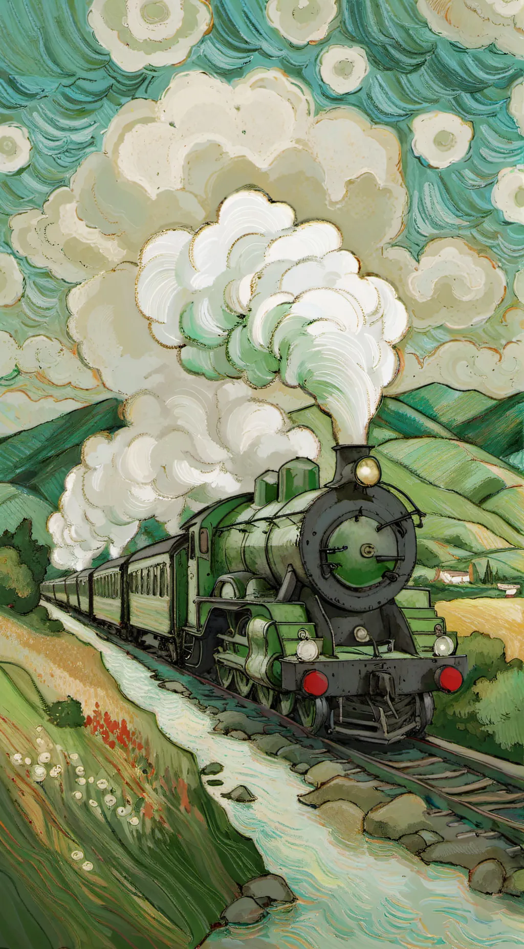 ai character: rieles muertos background