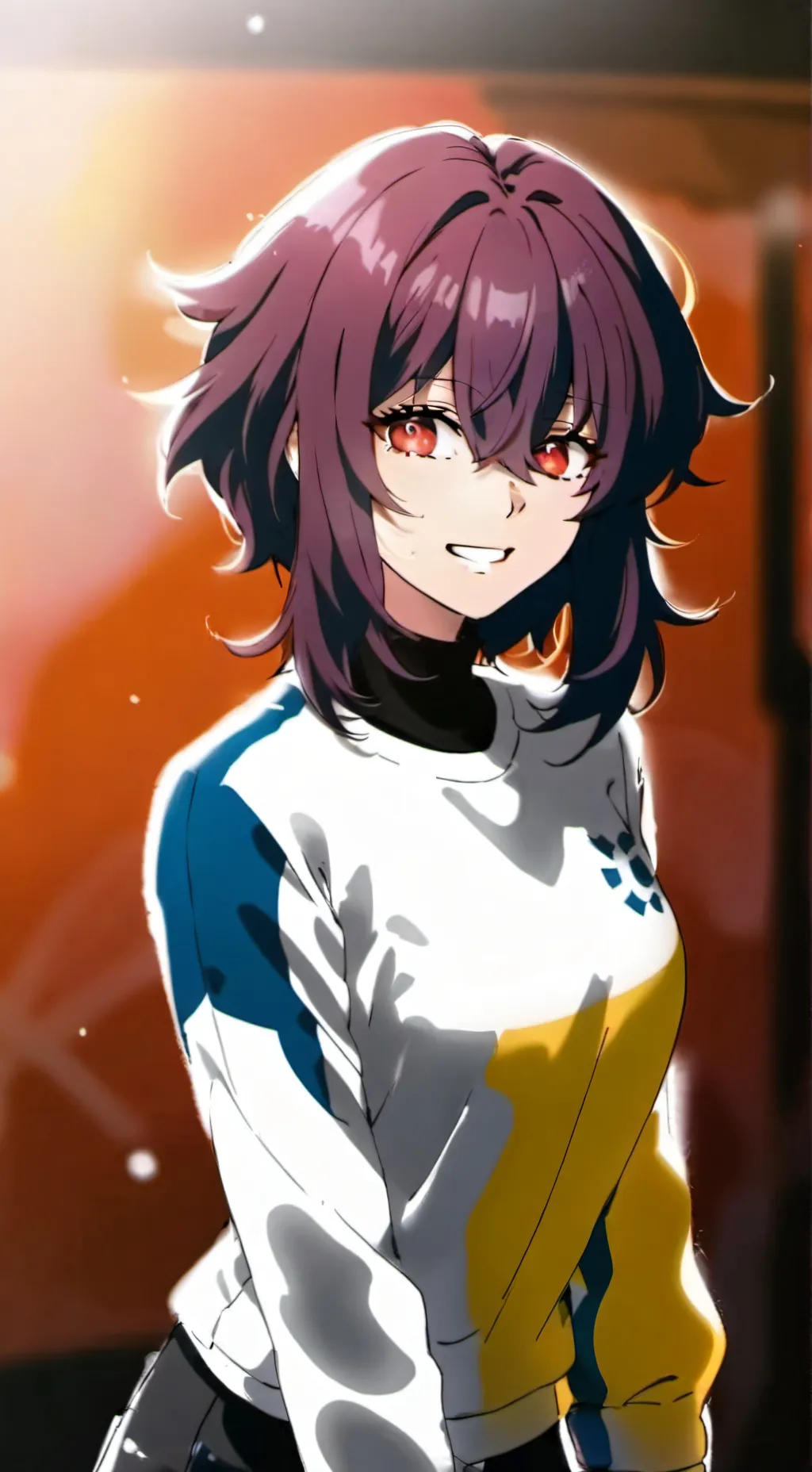 ai character: NESS (MUJER) background