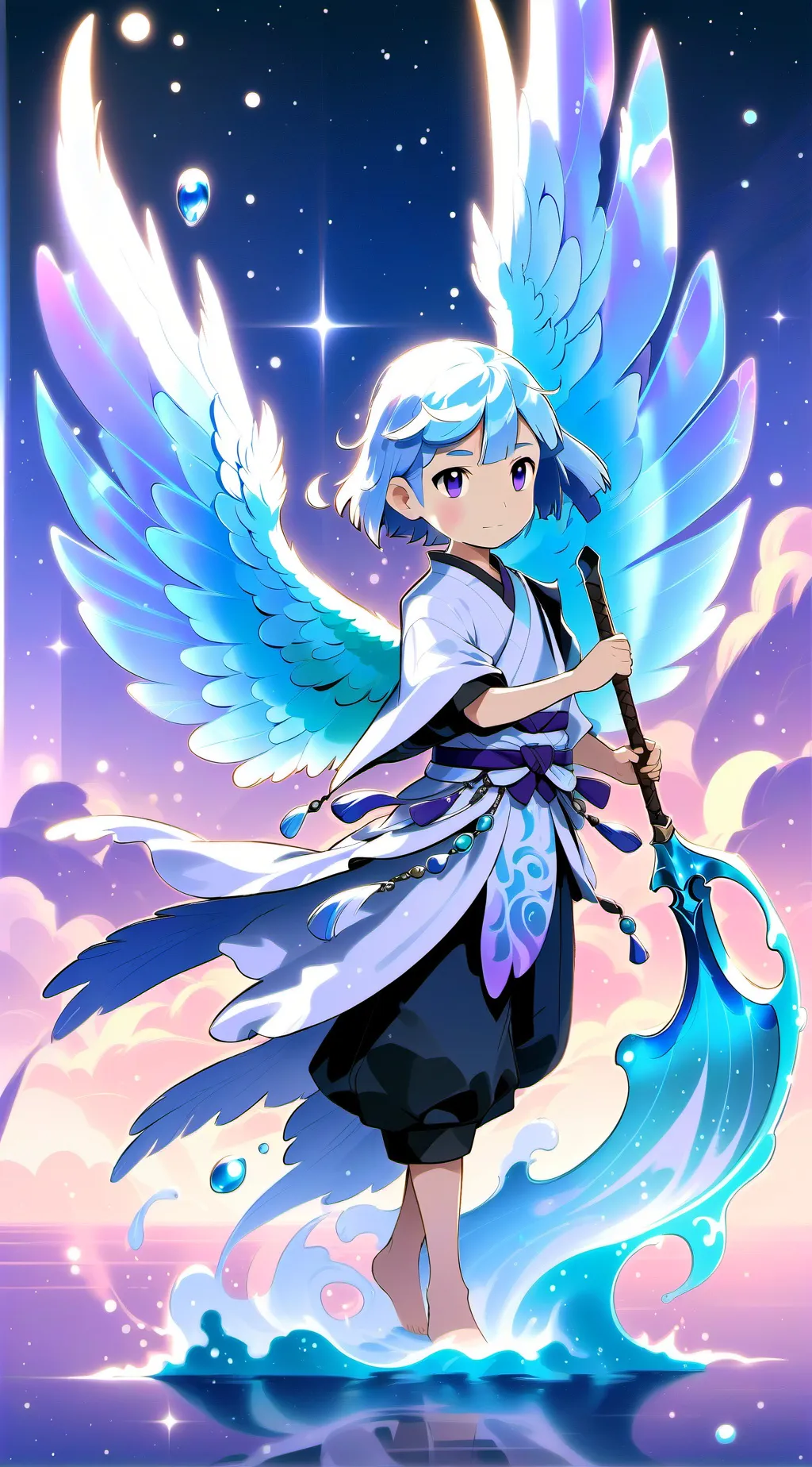 ai character: policeman x firema background