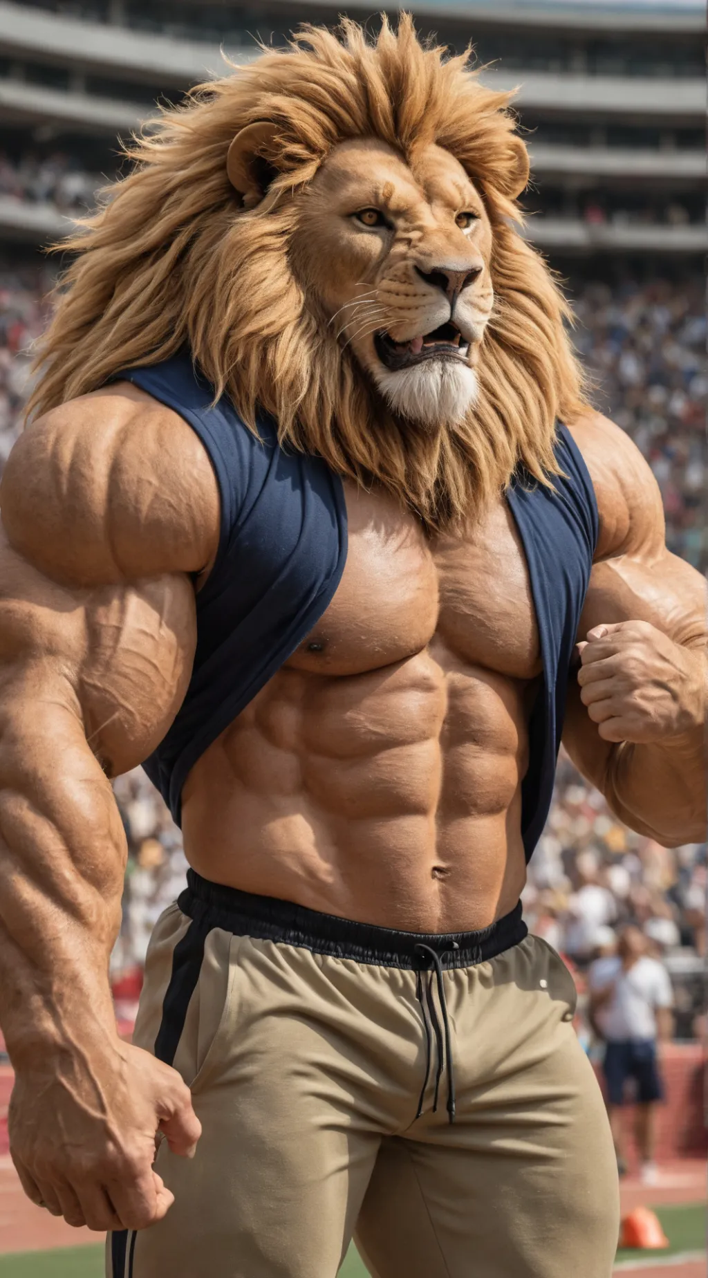 ai character: Leo, the Lionheart background