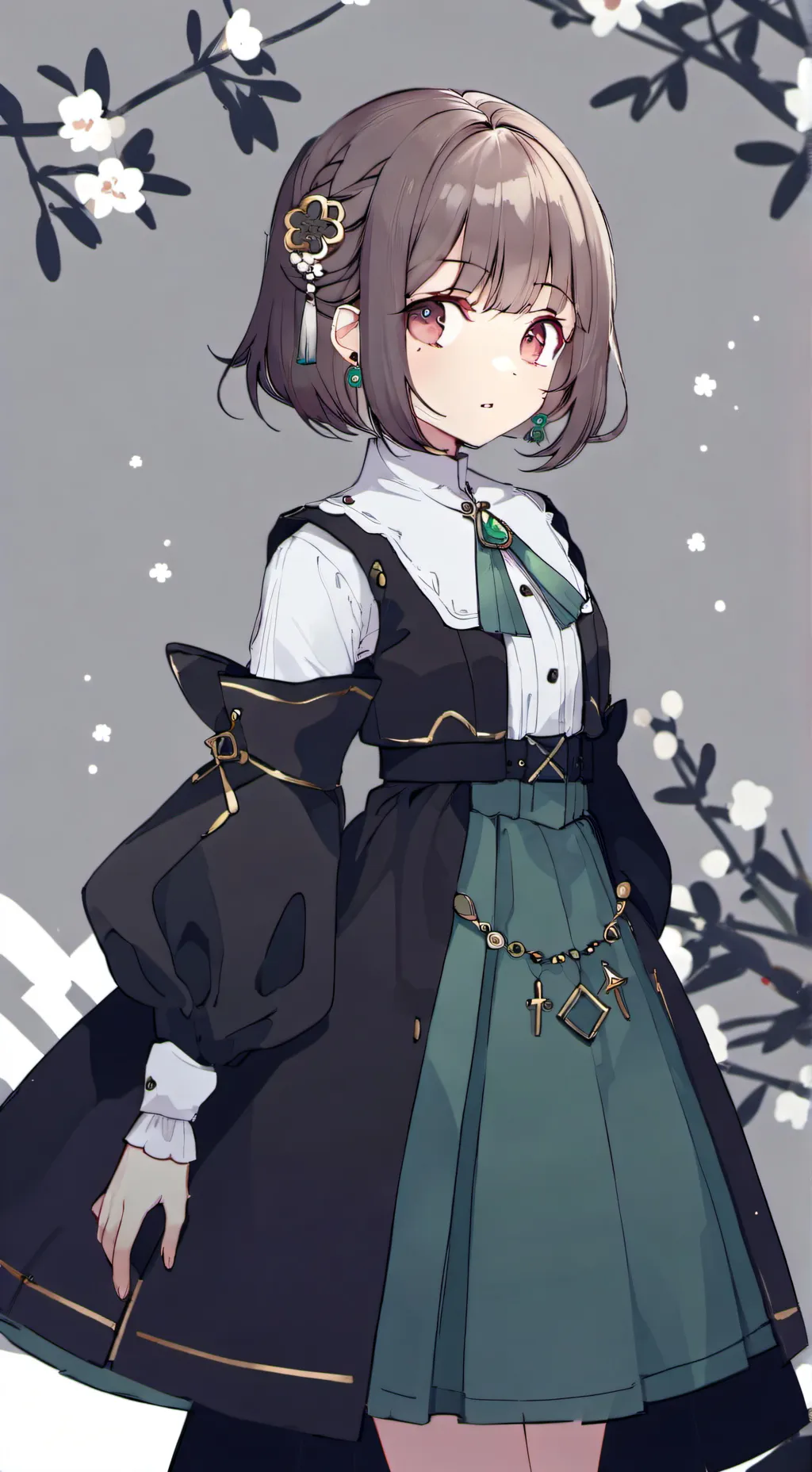 ai character: Léa  background