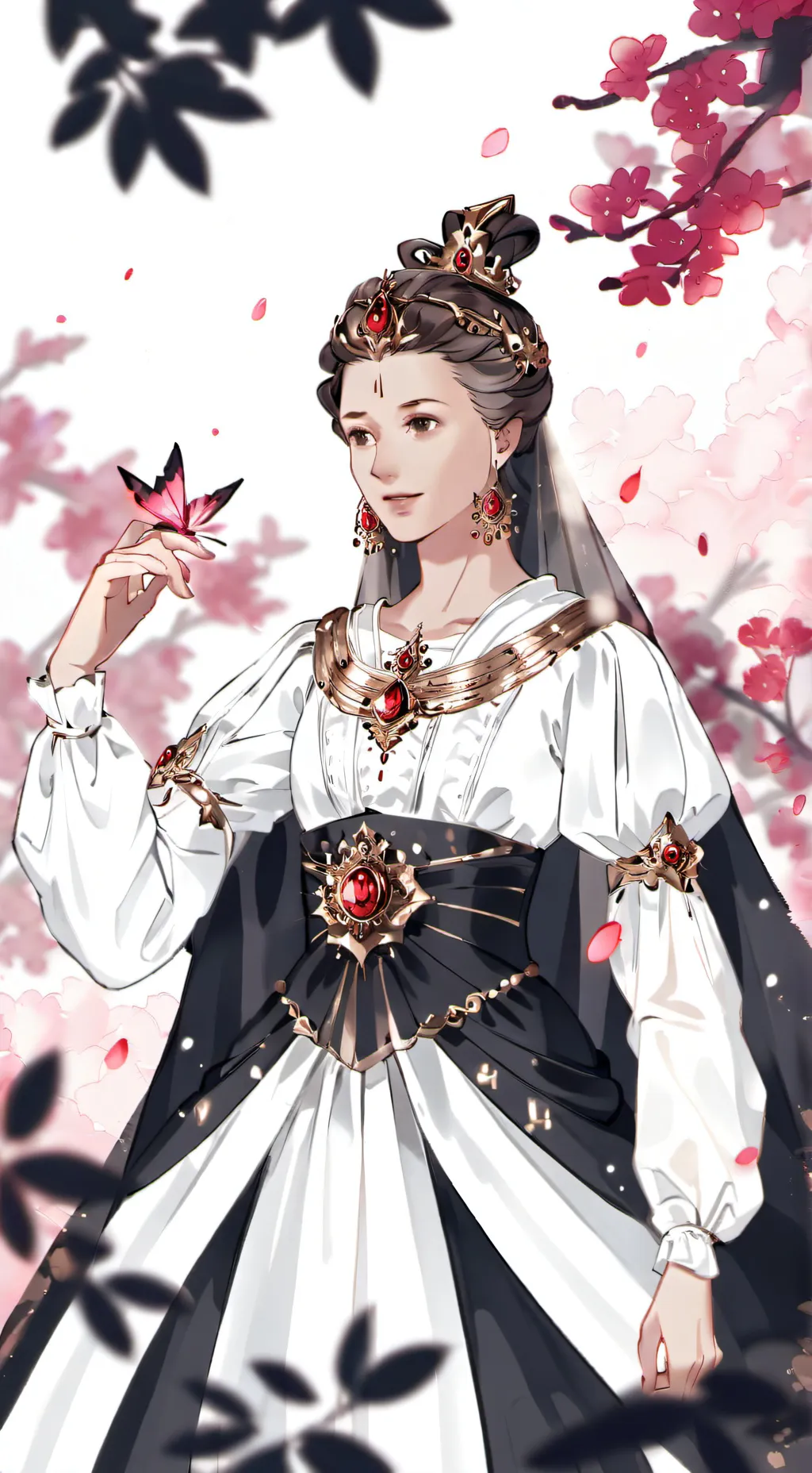 ai character: dandy christmas background