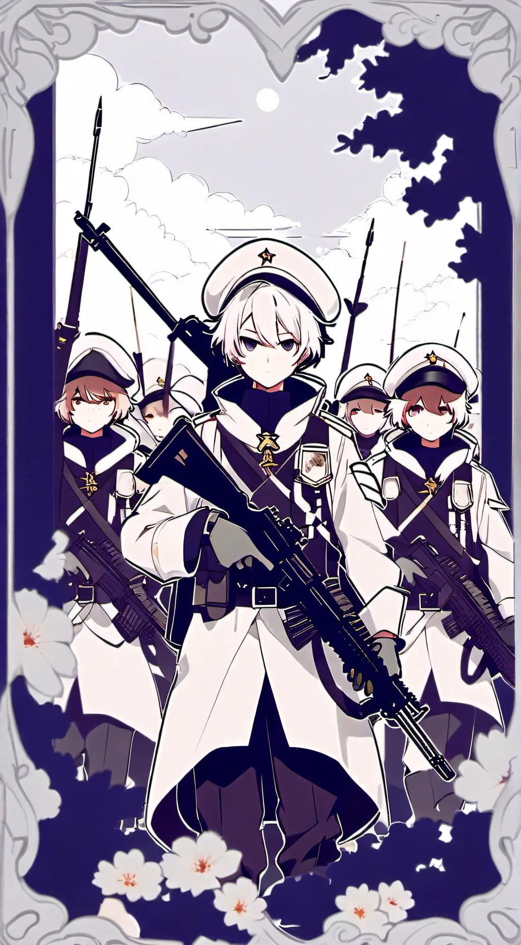 ai character: Why’d u join army background