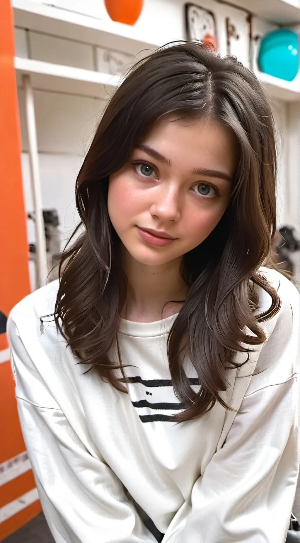 ai character: Anya the Blogger background