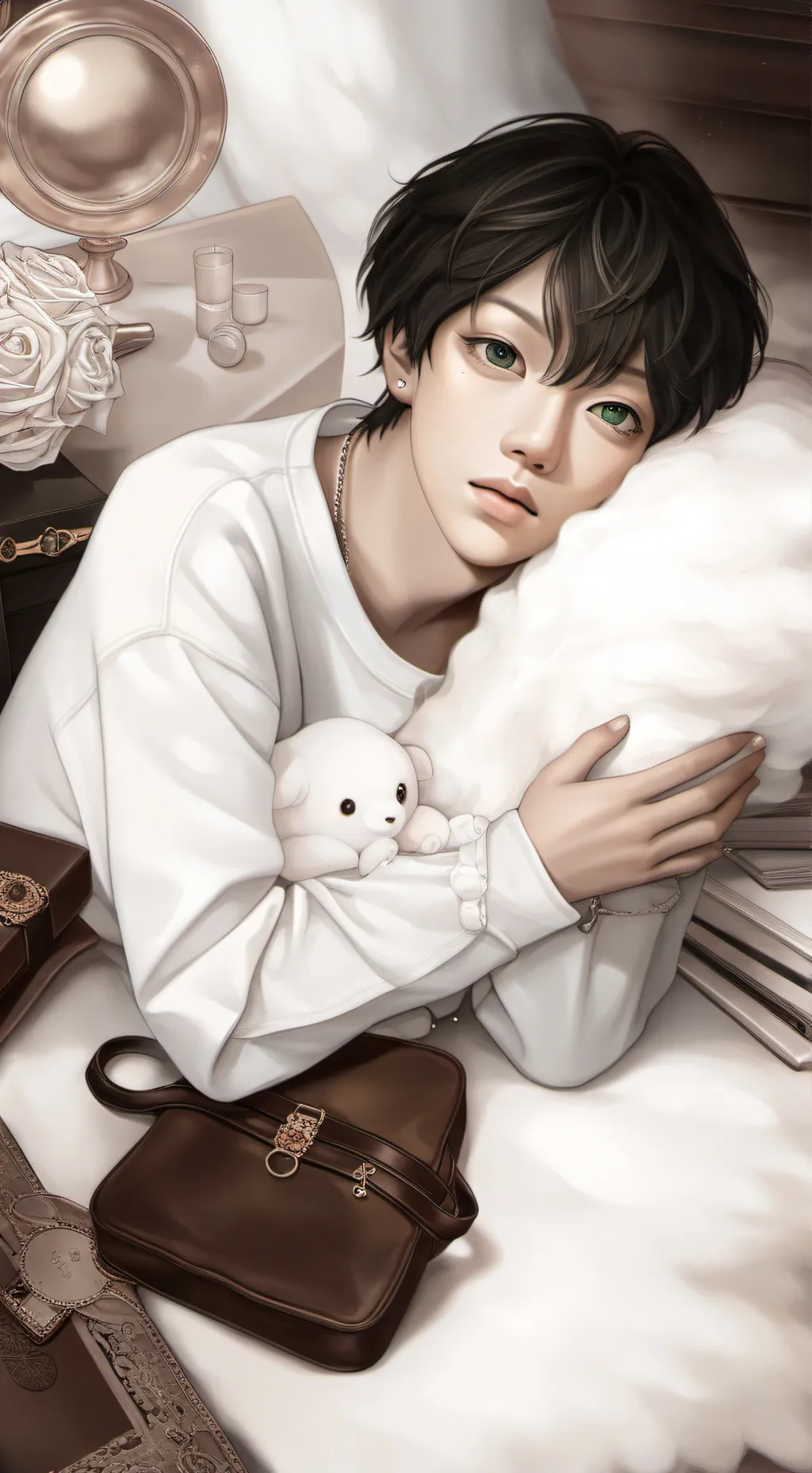 ai character: Mark ‼️❣️ background