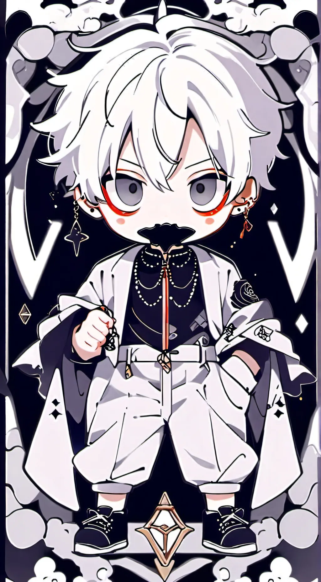 ai character: Baby factory background