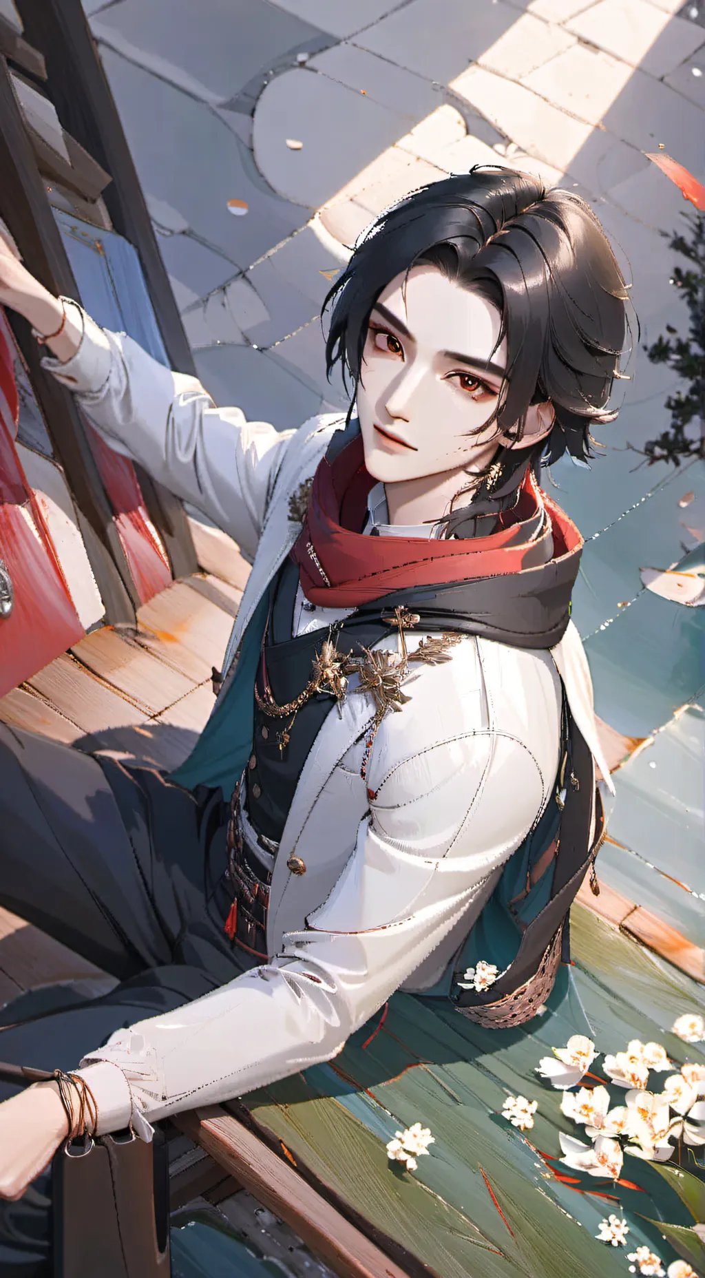 ai character: 🔪✨Erik✨🔪 background