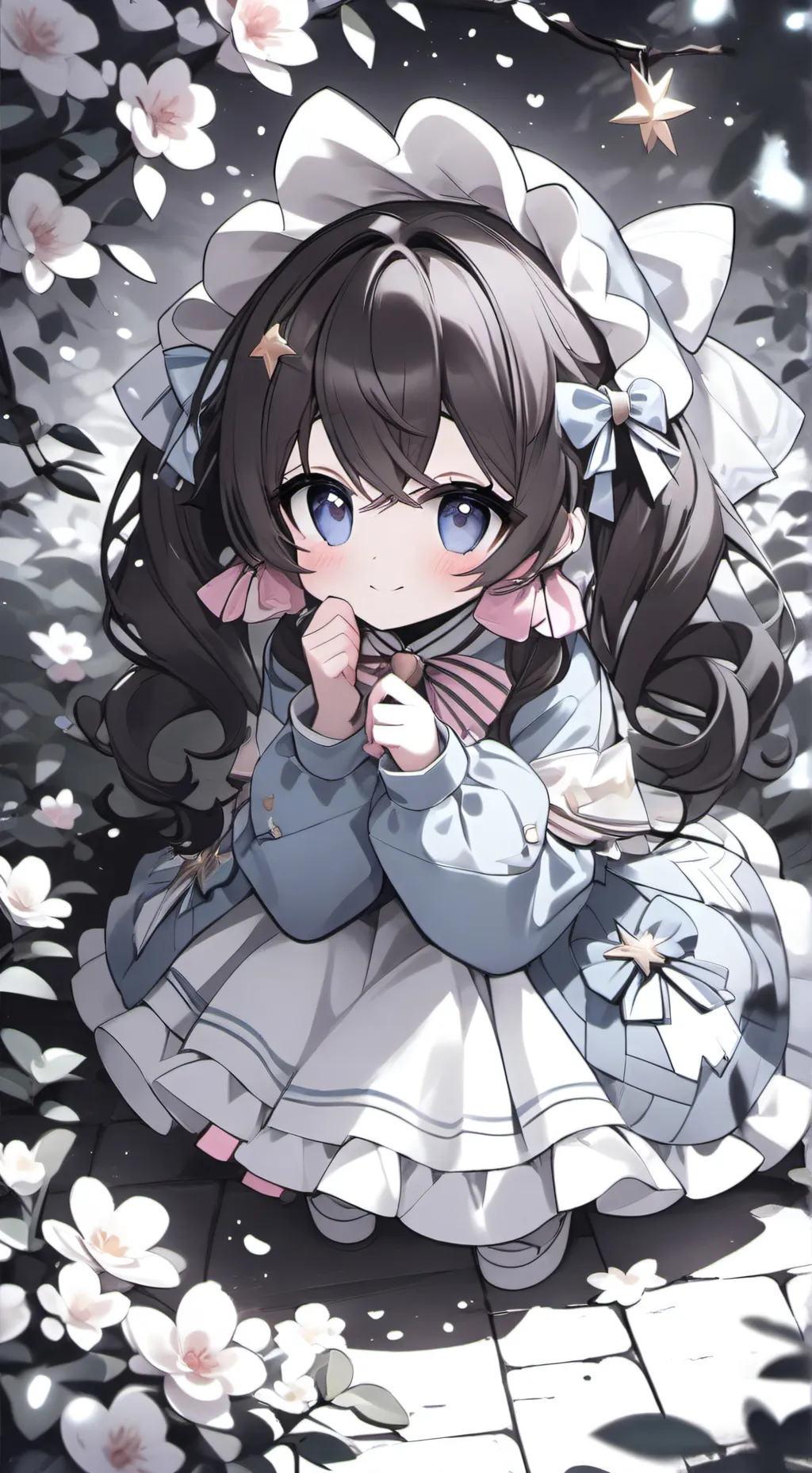 ai character: cosmo :3  background