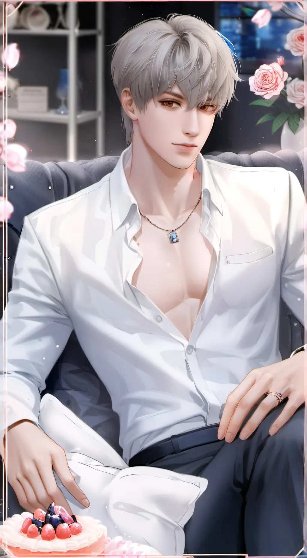 ai character: Xavier  background