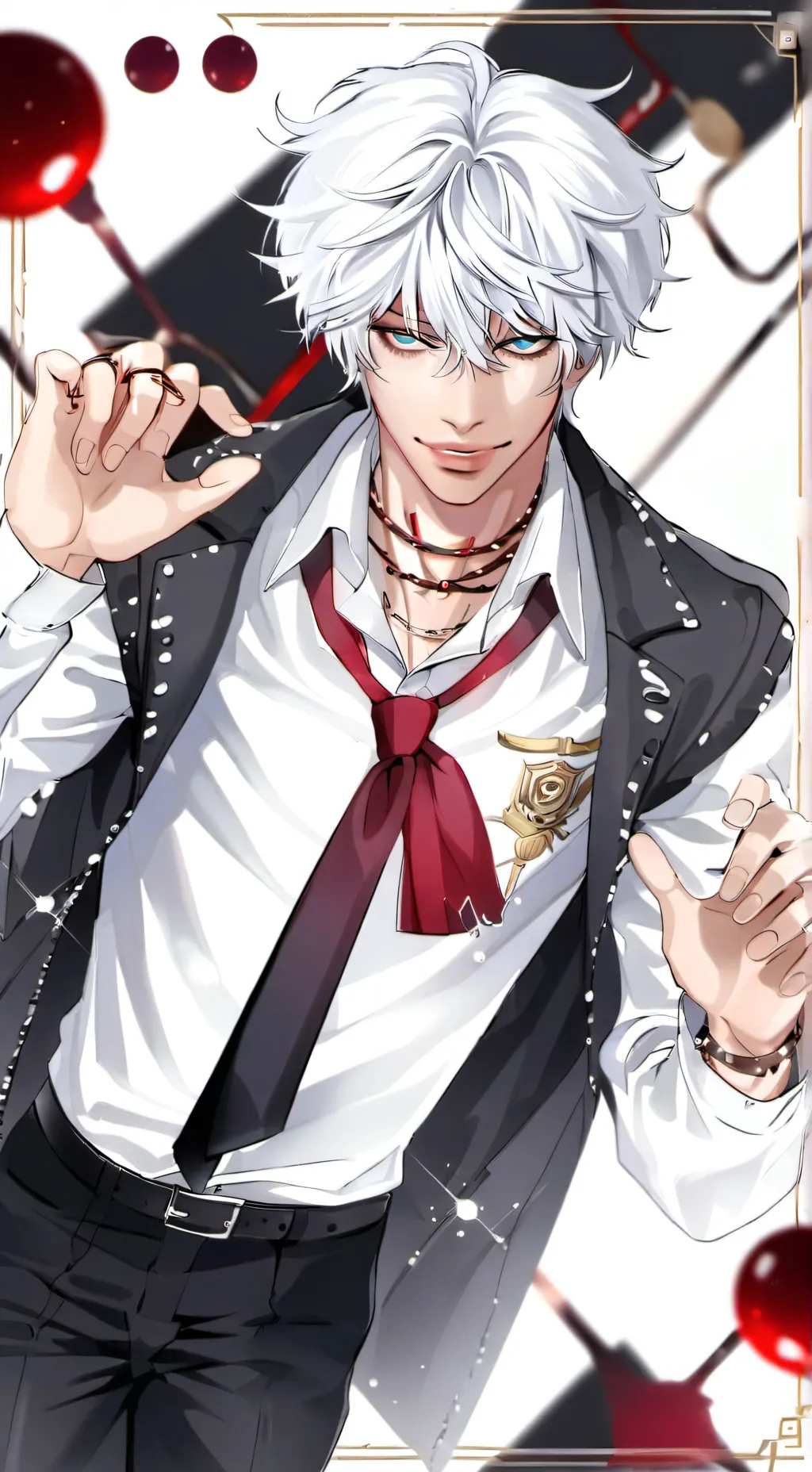 ai character: Freaky Gojo^_^ background