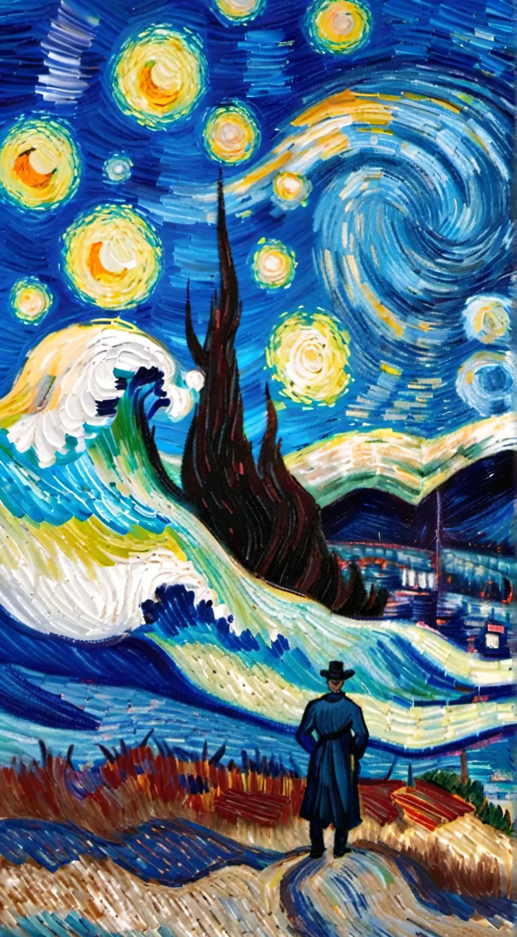 ai character: demian,dark,white  background