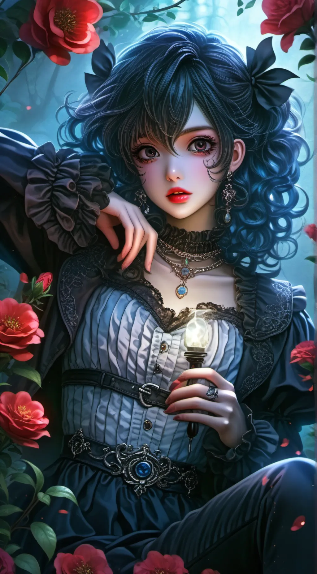 ai character: ~Lûńą~ background