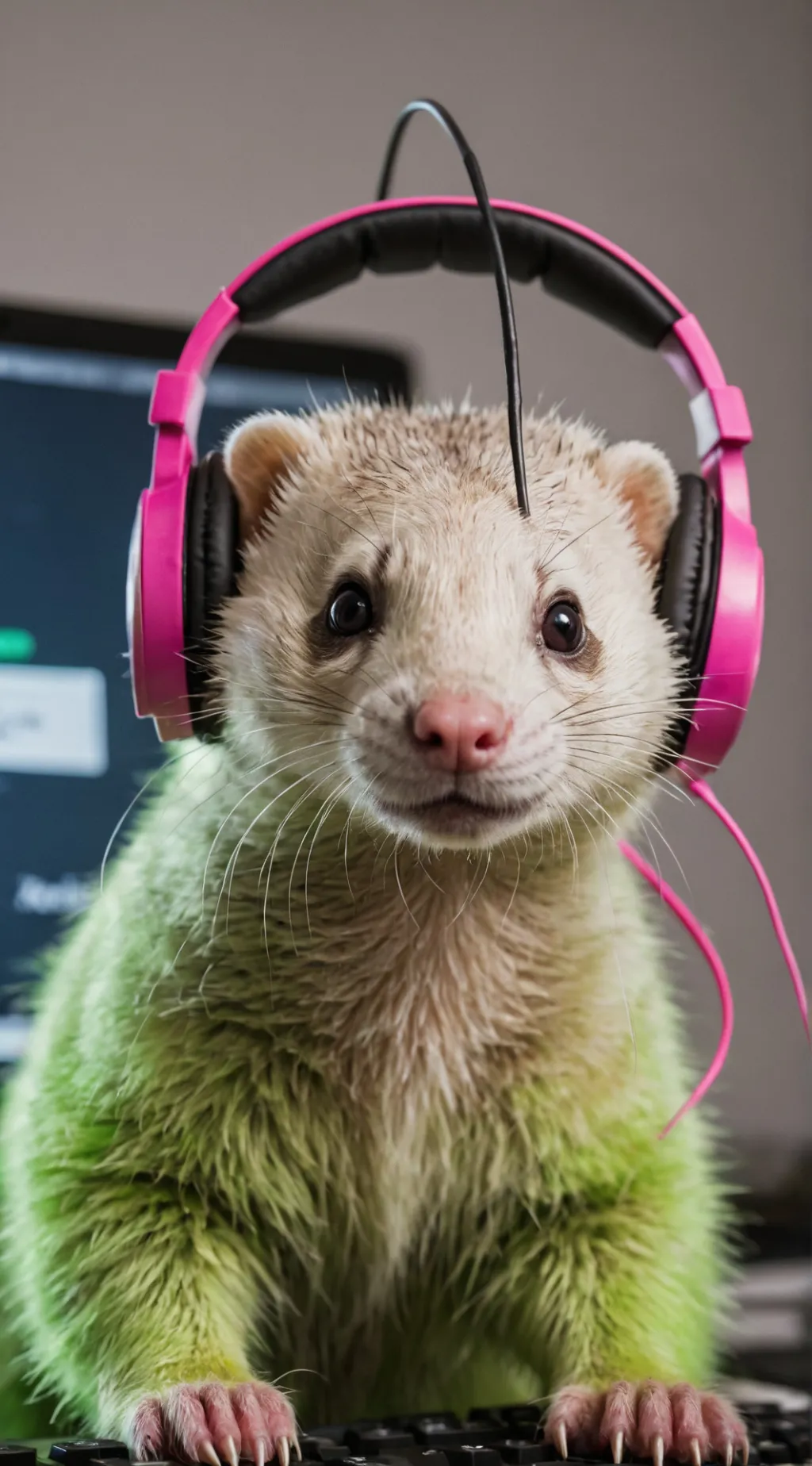 ai character: Pixel background