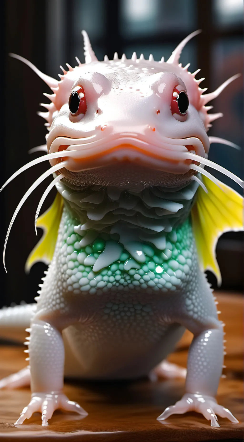 ai character: Pixel background