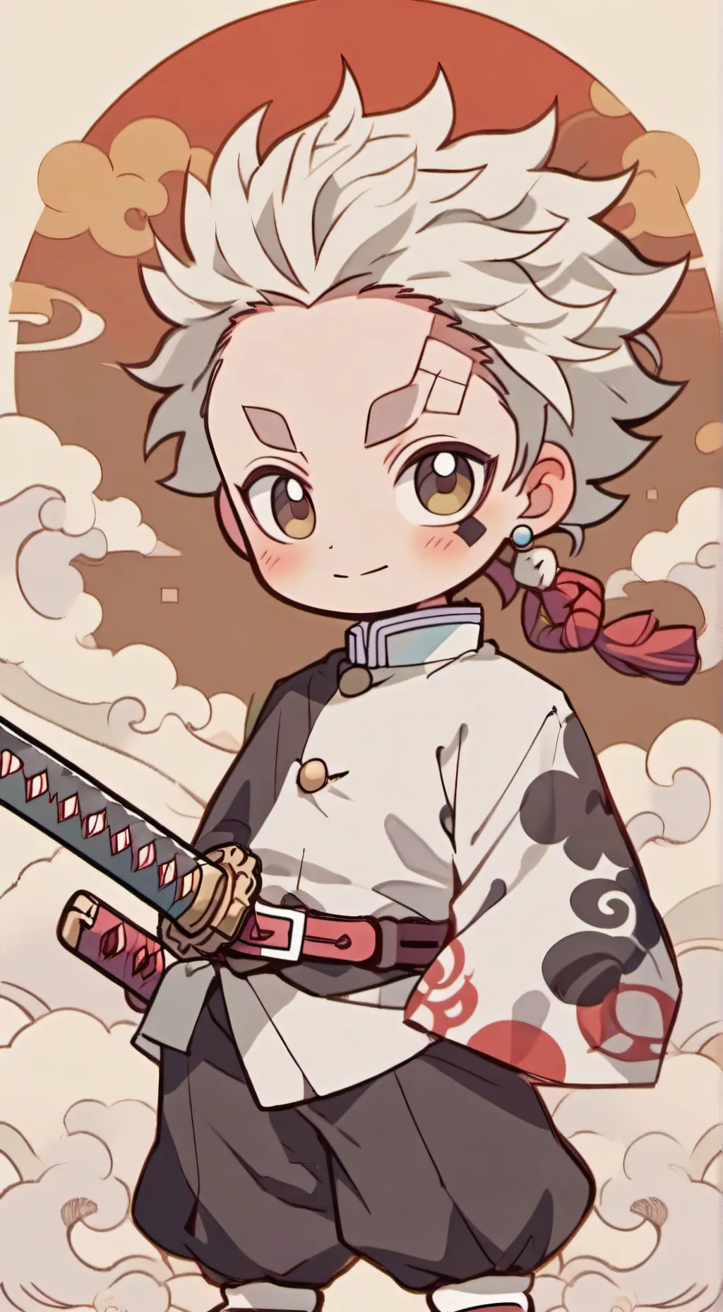 ai character: KNY swapped Au background