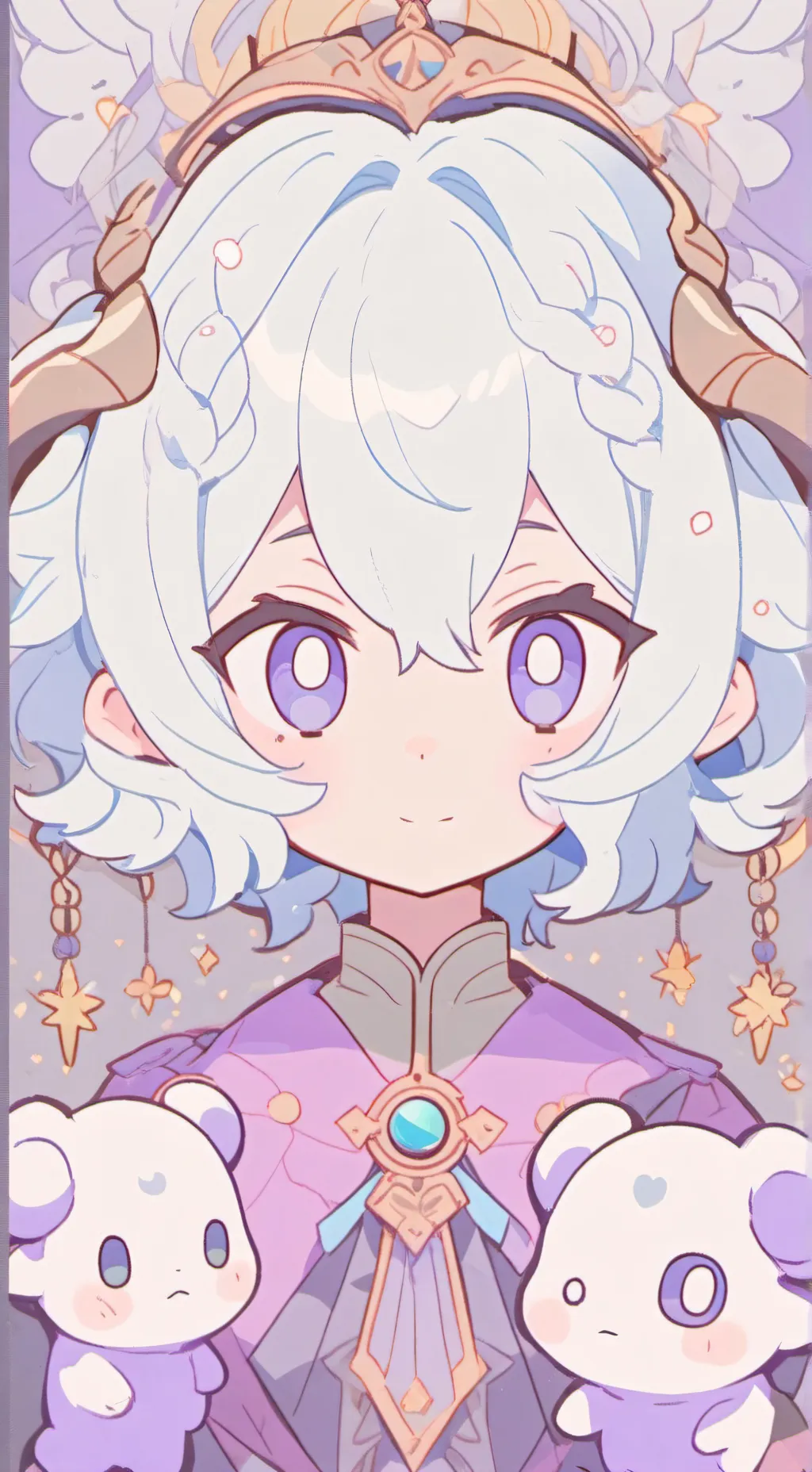 ai character: kny demonio  background