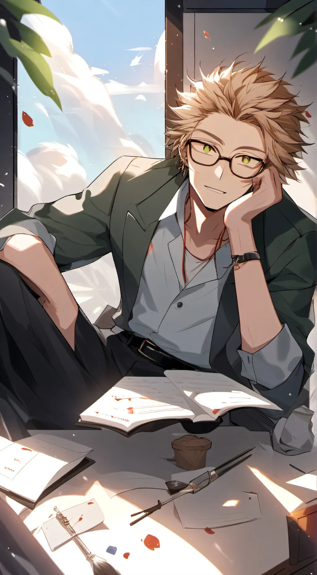 ai character: {🖤Alex🖤} background