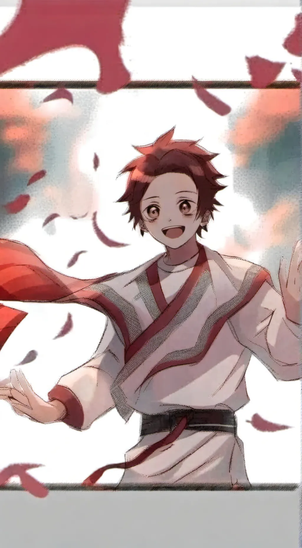 ai character: tanjiro  background