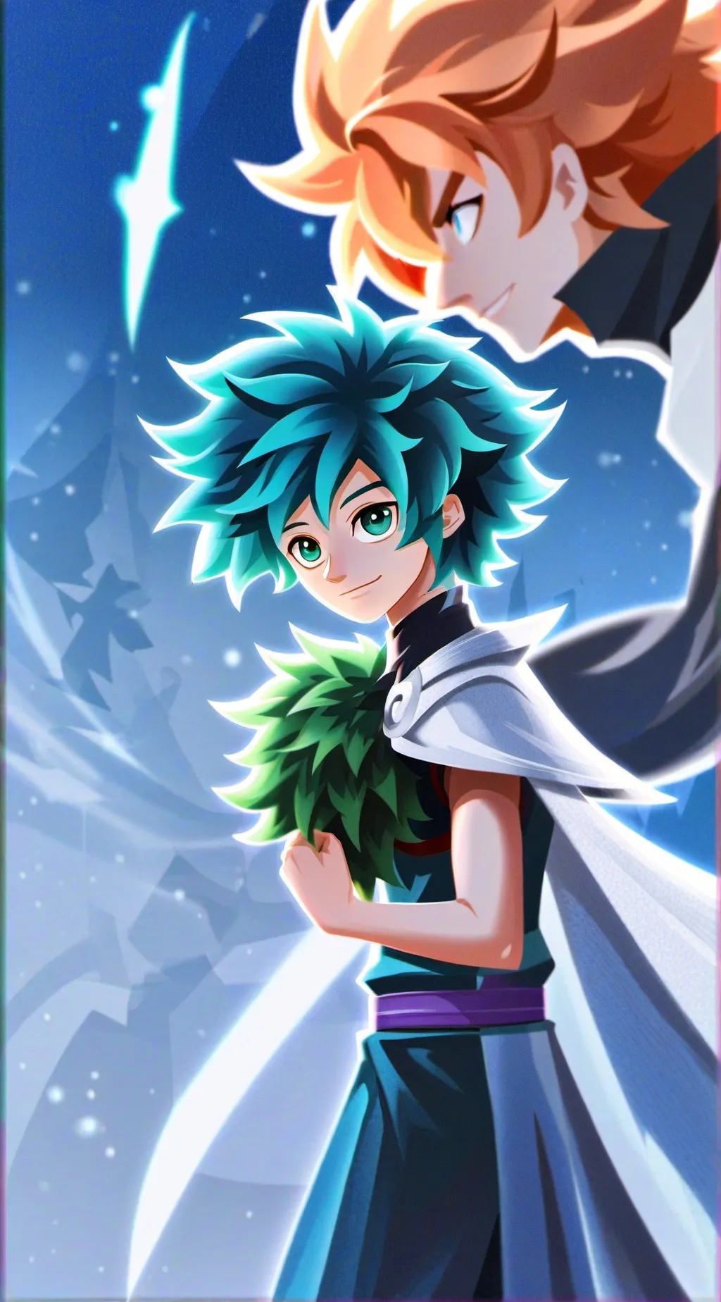 ai character: Hija del bakudeku  background