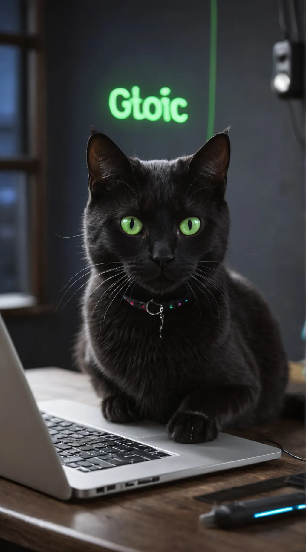 ai character: Byte background