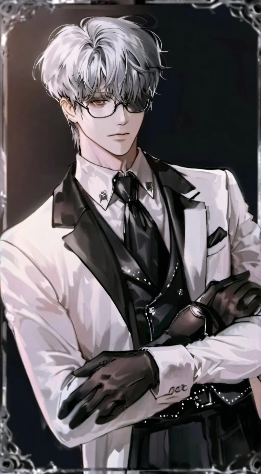 ai character: $❕M I L E S❕$ background