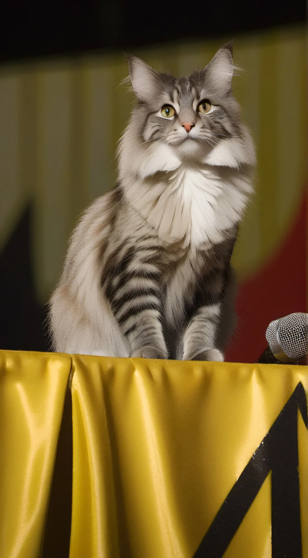 ai character: Famous cat background