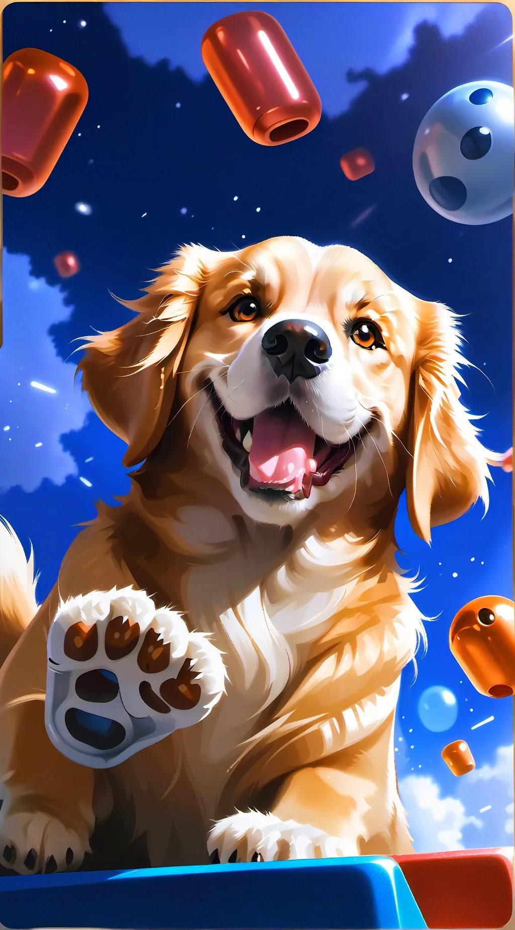 ai character: Frite background