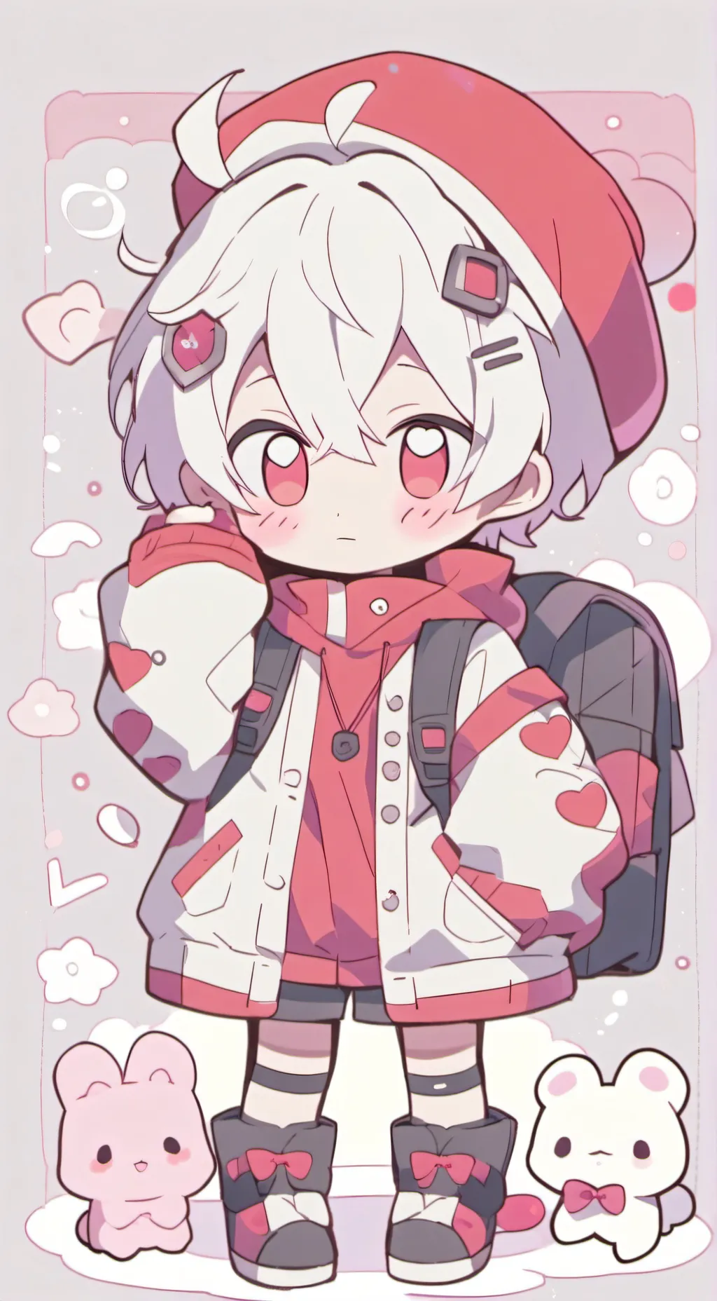 ai character: shoto 💖 background