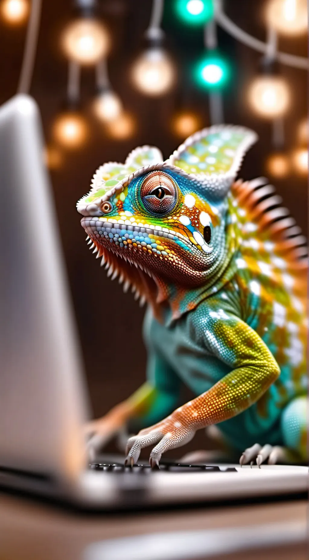 ai character: Pixel background