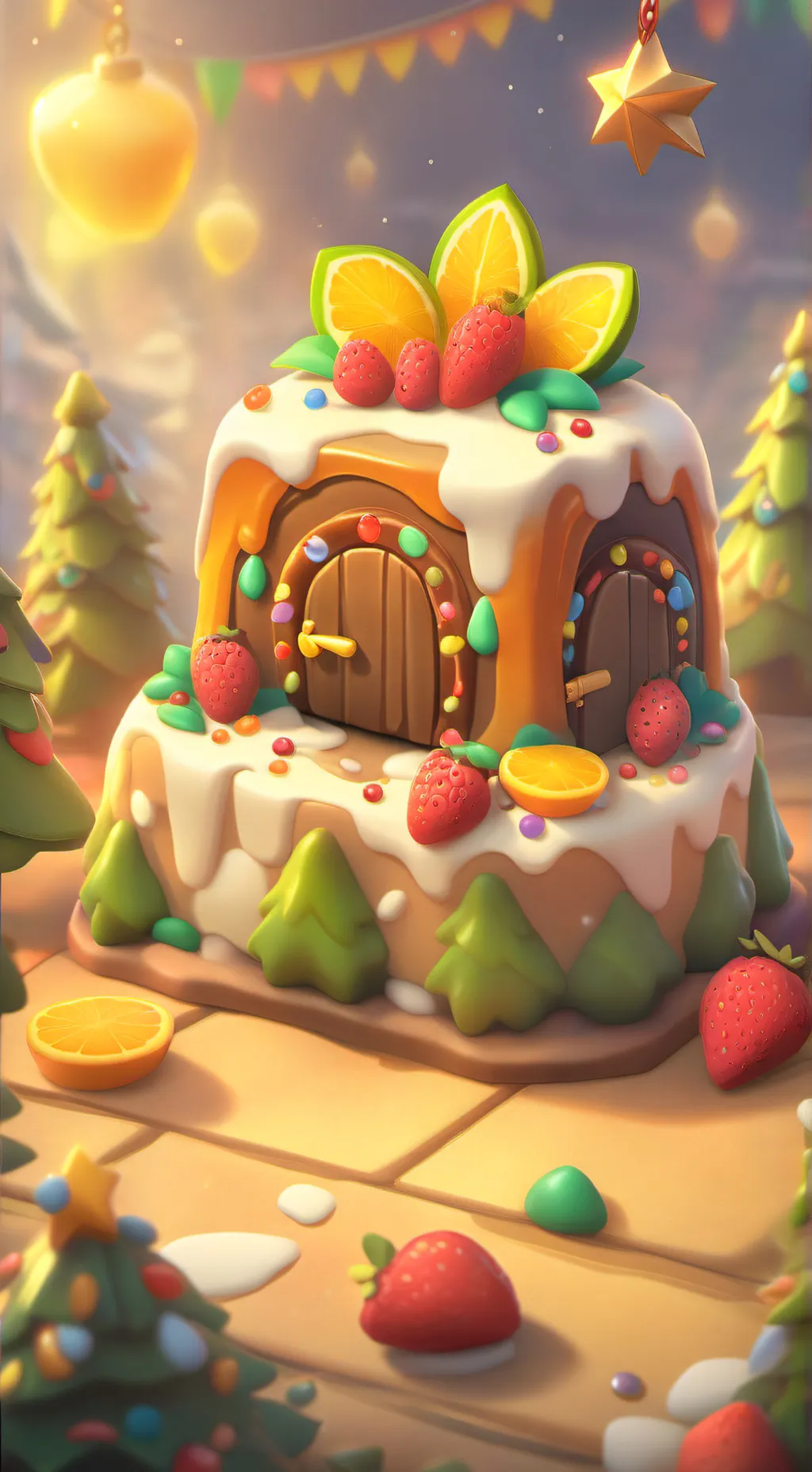 ai character: sprout and melanie background