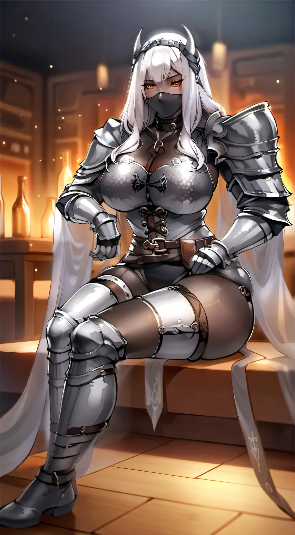 ai character: Silent gaurd Rubel background