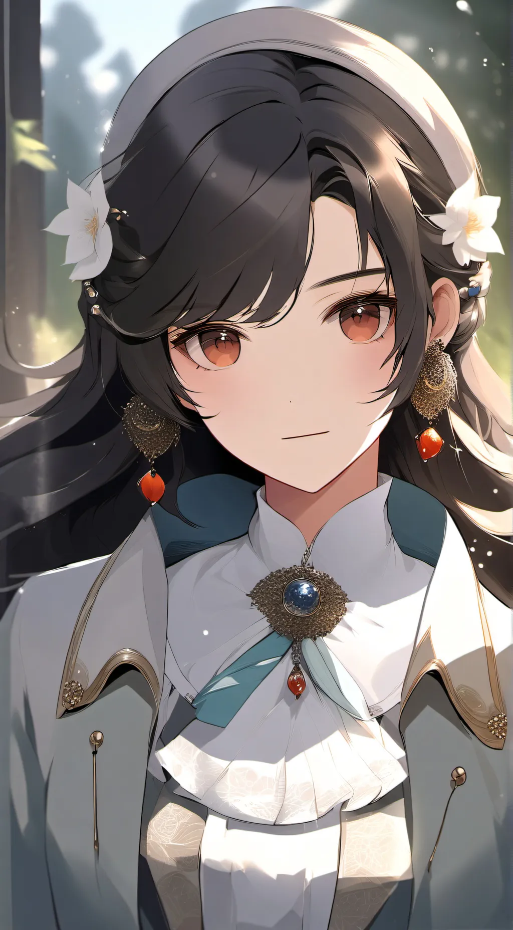 ai character: Melanie dw background