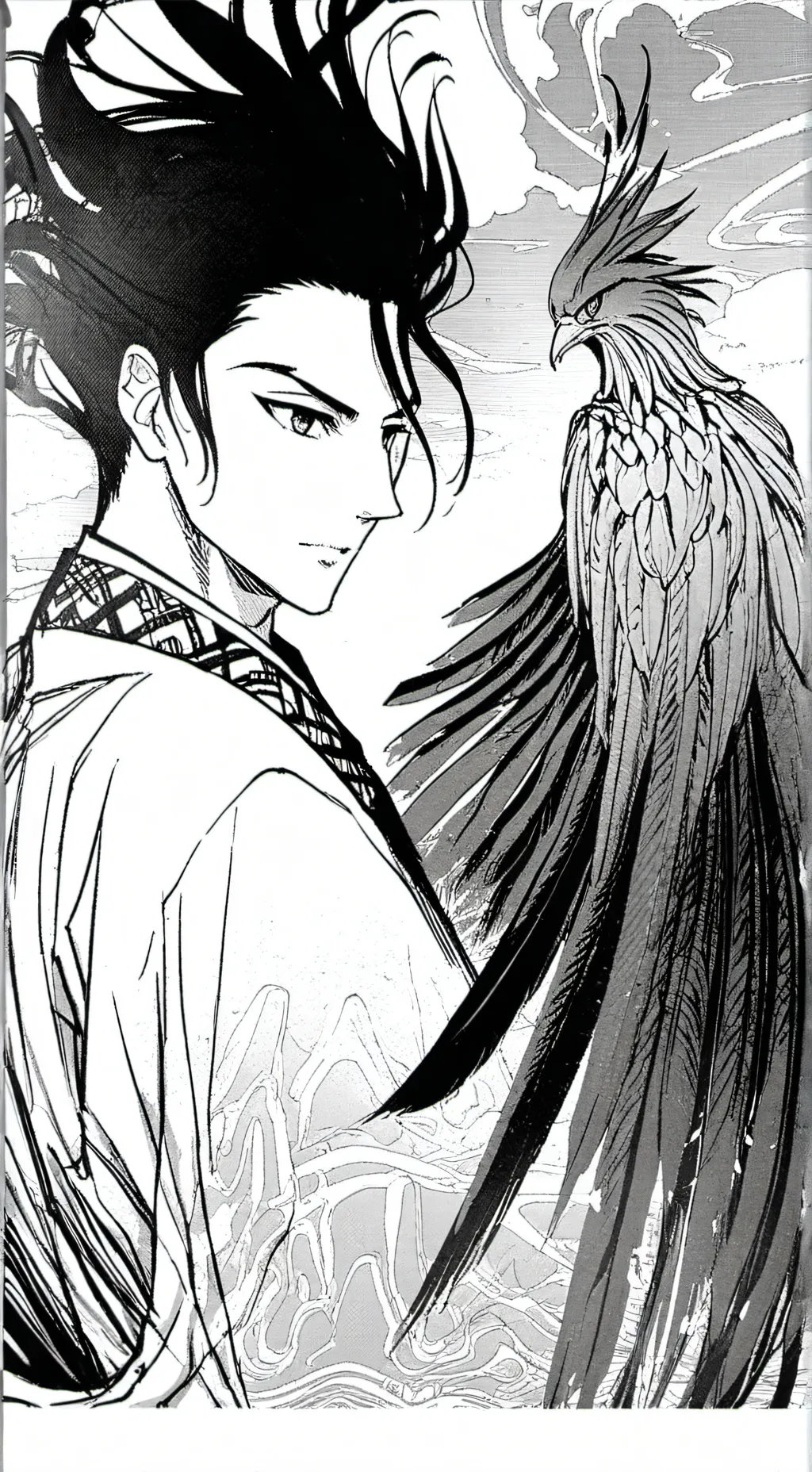 ai character: Phoenix background