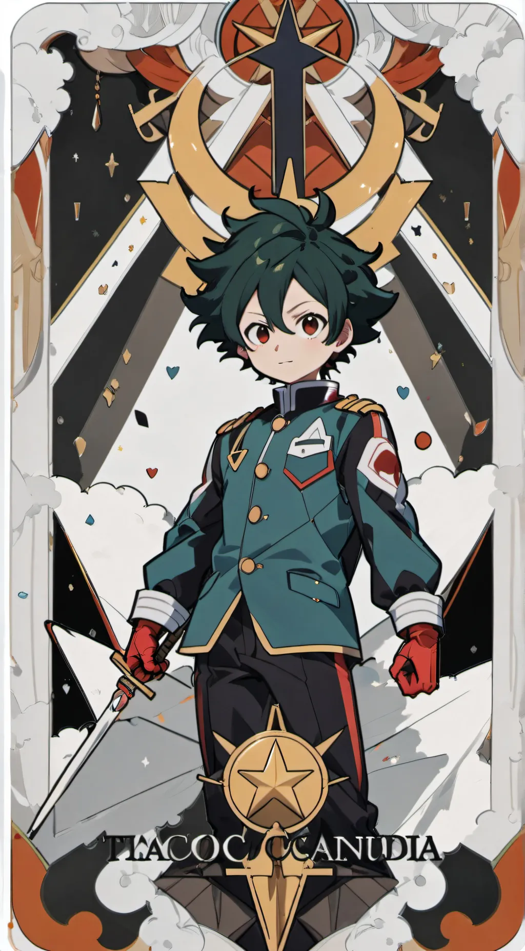 ai character: mha casa embrujada background