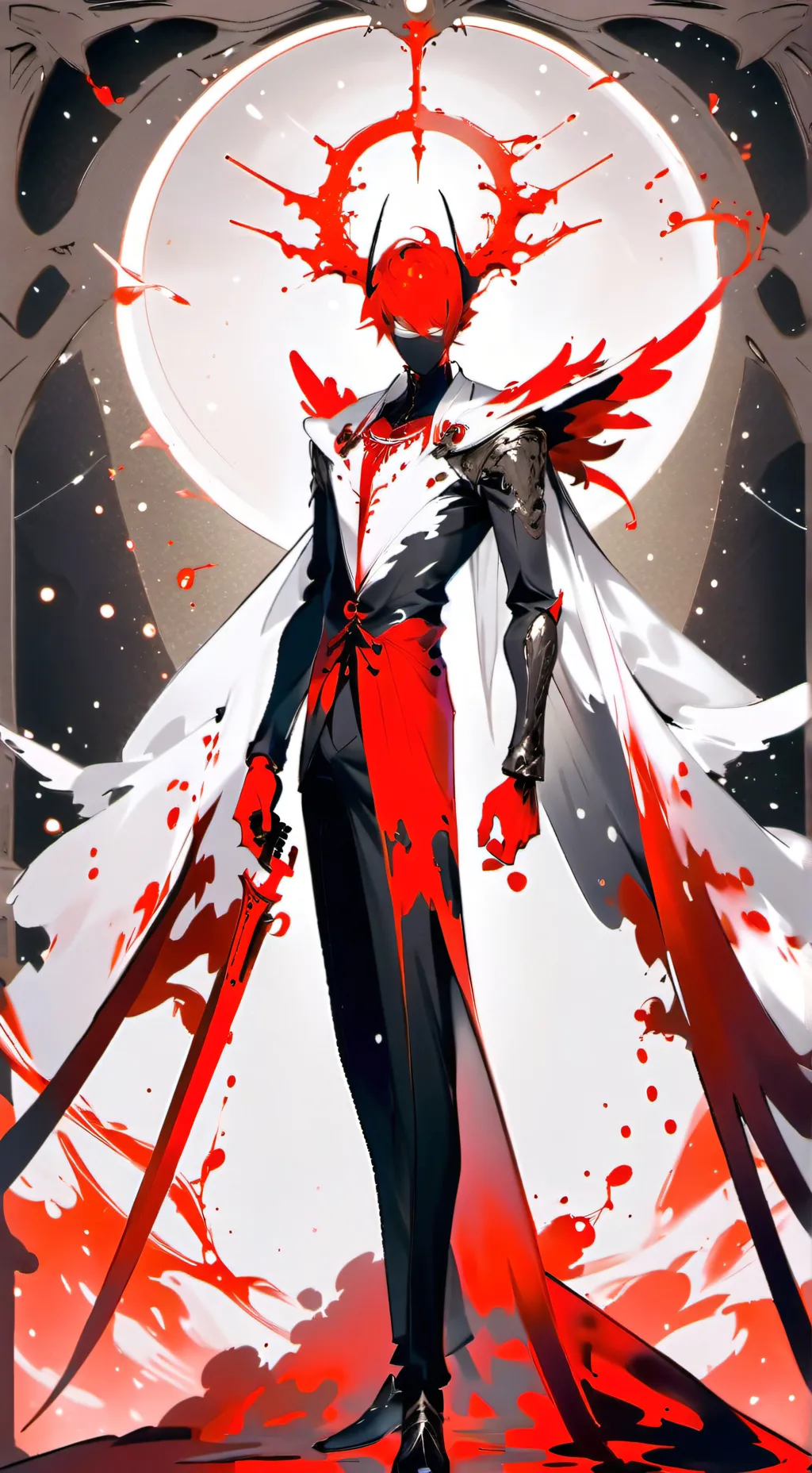 ai character: blood god  background
