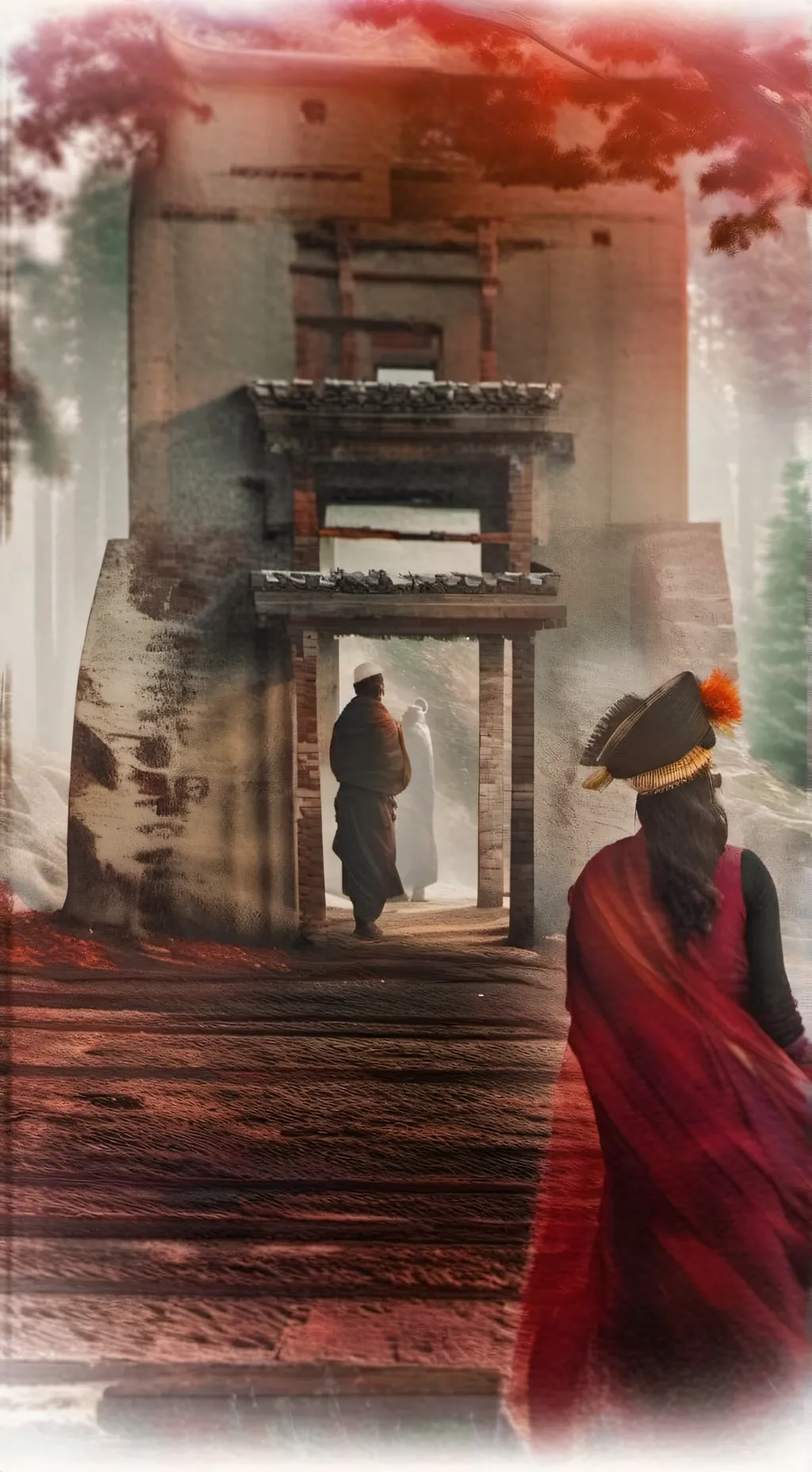 ai character: edad media  background