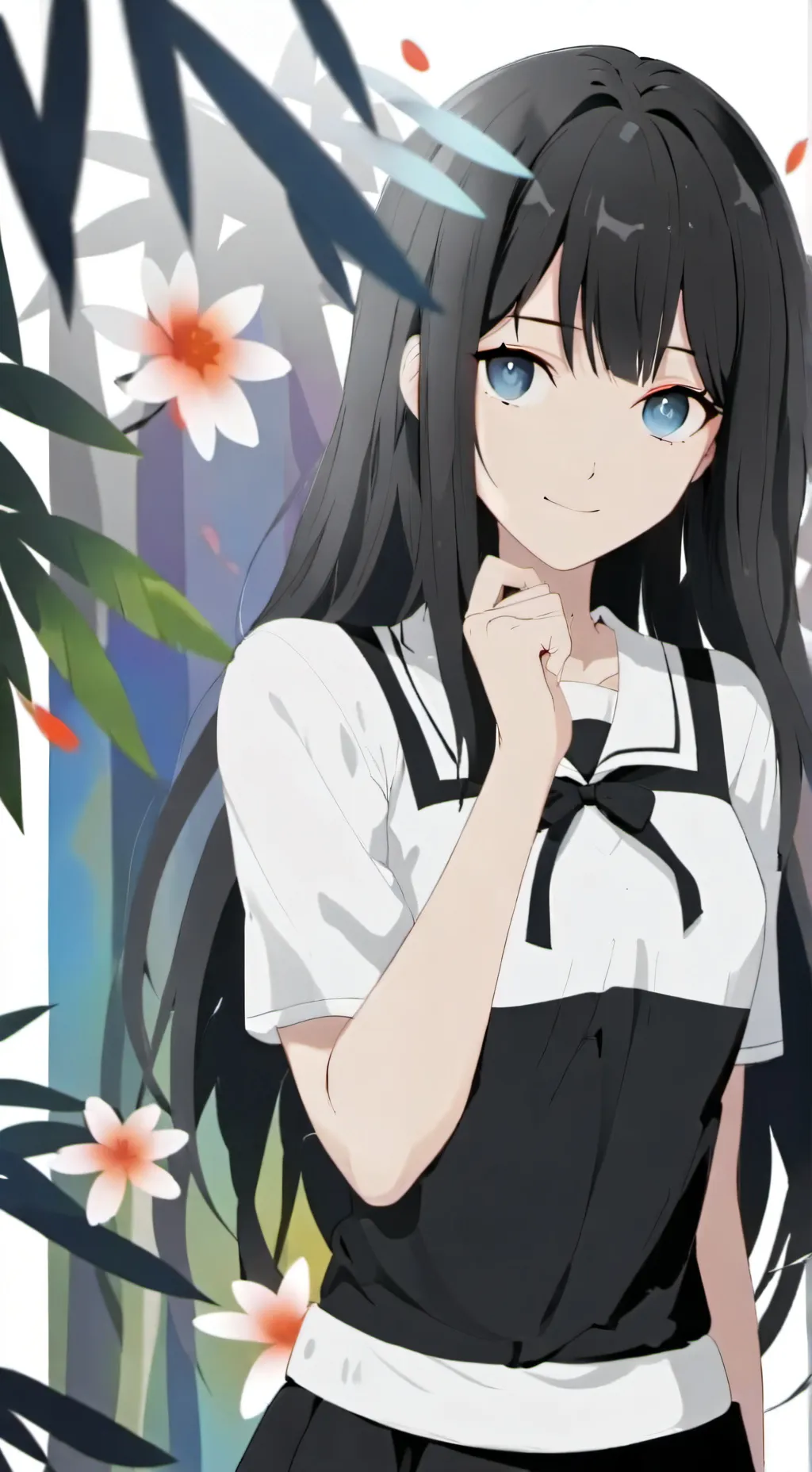 ai character: :3 background