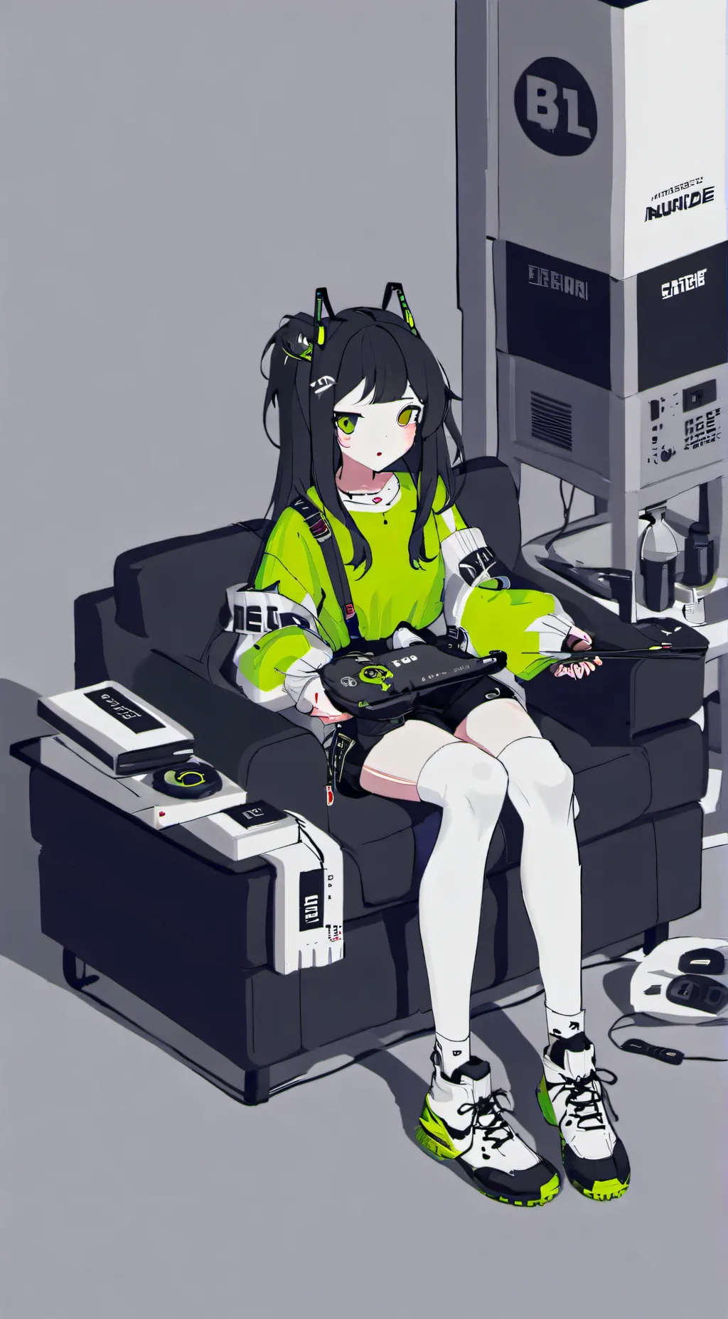 ai character: Twisted vee background