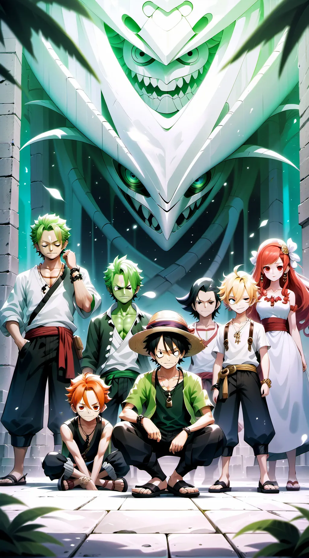 ai character: One Piece ! background