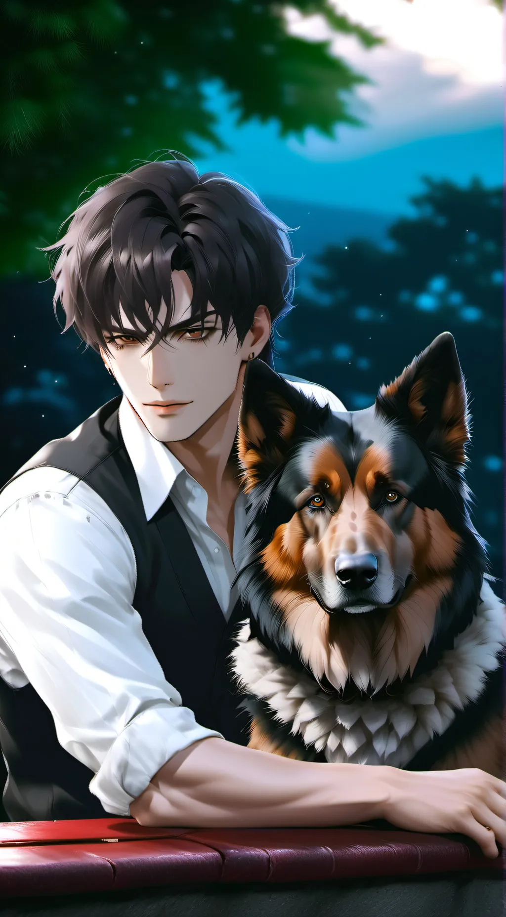 ai character: Marco  background