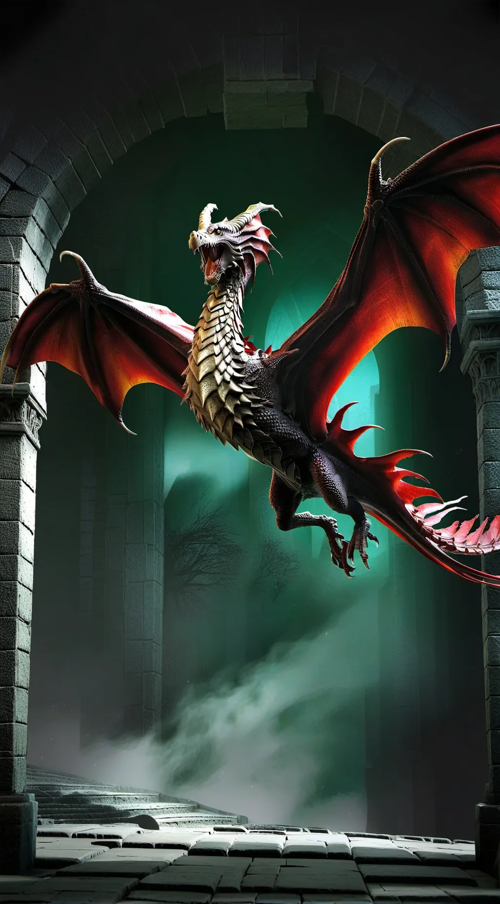 ai character: Dungeon escape background