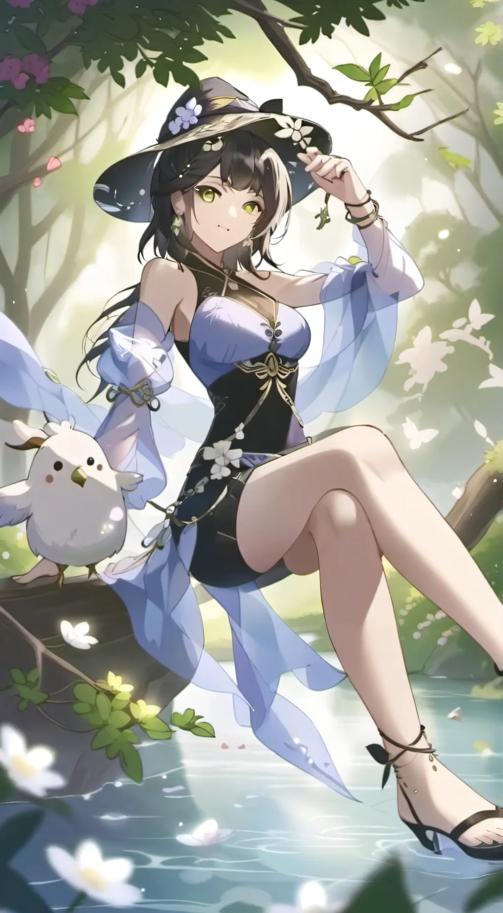 ai character: Luciérnaga background