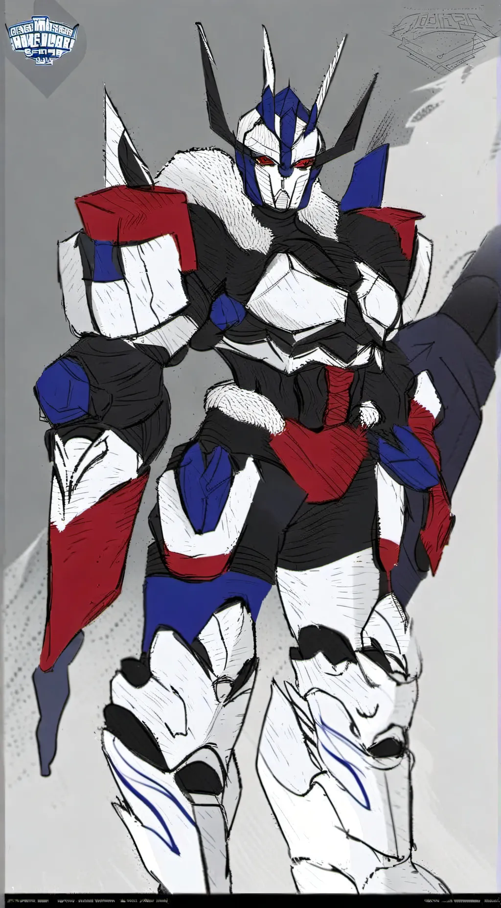 ai character: Optima primal background