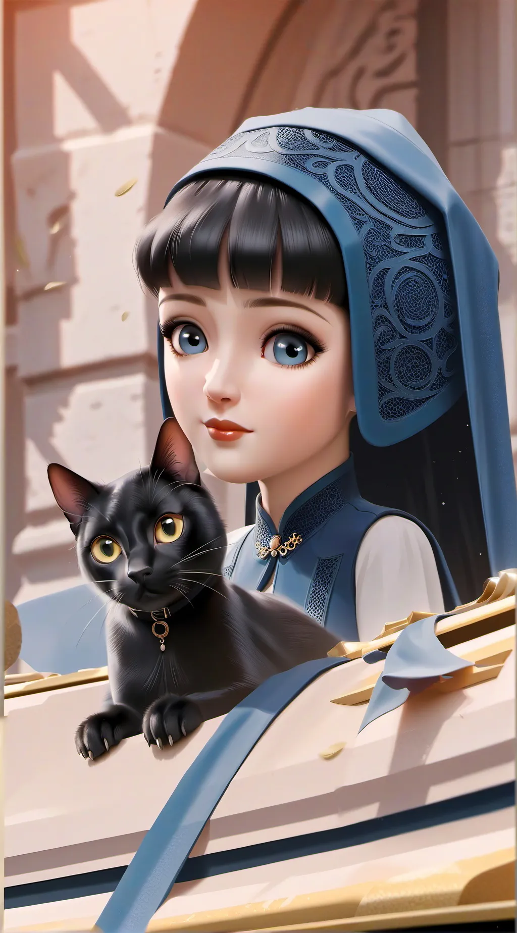 ai character: sprunki minecraft background