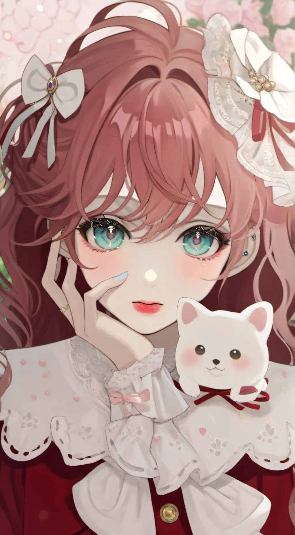 ai character: FRUITCAKE ANGST background